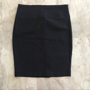 Black Bodycon Pencil Skirt